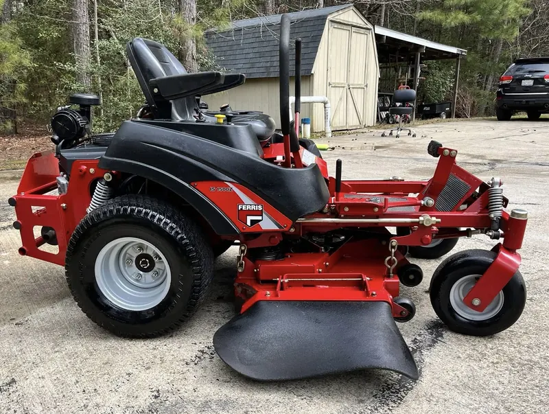 Ferris zero-turn mower ready for service
