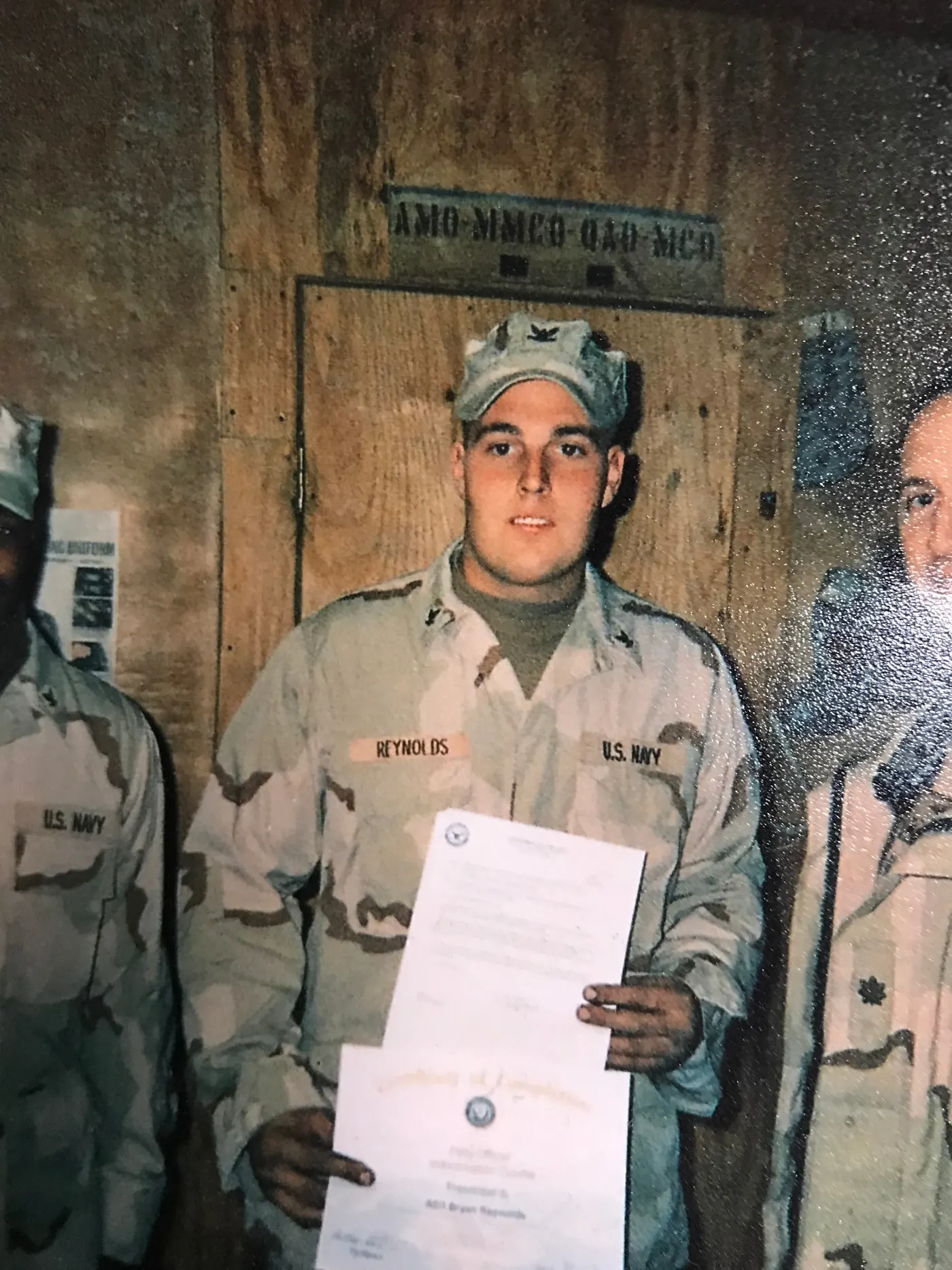 Bryan in his U.S. Navy days